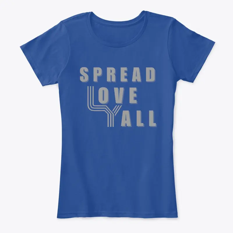 Spread Love Yall Logo Tee - Women