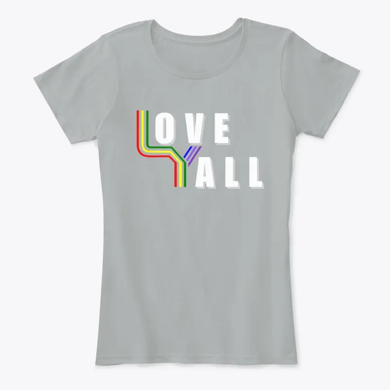 Pride Love Yall Logo Tee - Women