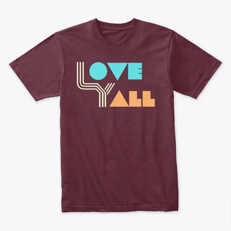 Retro Love Yall Logo Tee - Unisex