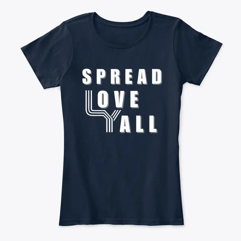 Spread Love Yall Logo Tee - Women